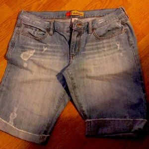 Ultra Low waist Denim shorts